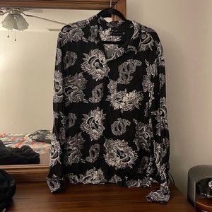 All Saints Men Button Up Shirt